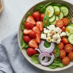 salade de fraises