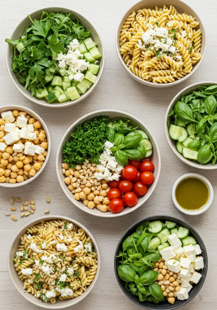salade de pâtes 
