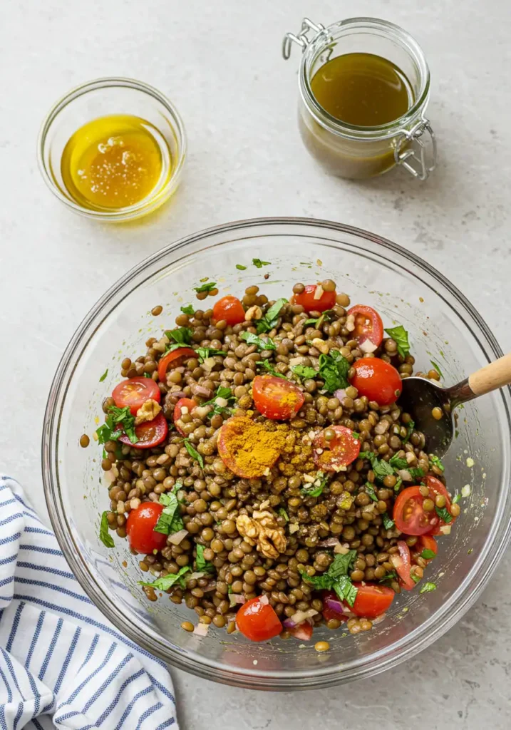 recette salade de lentilles