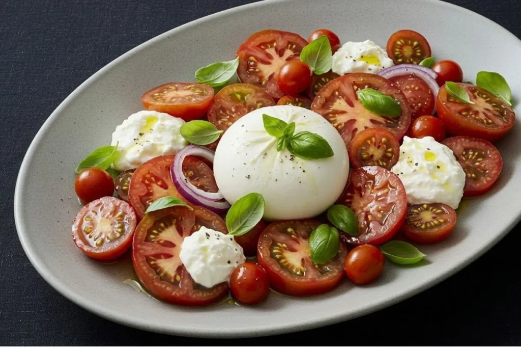 salade burrata tomate