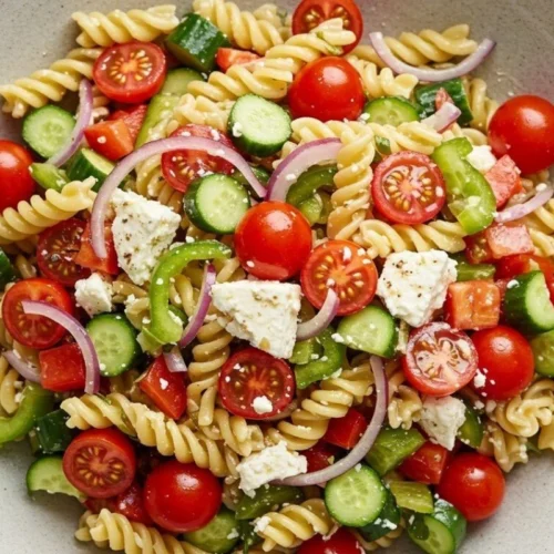 salade de pâte grecque