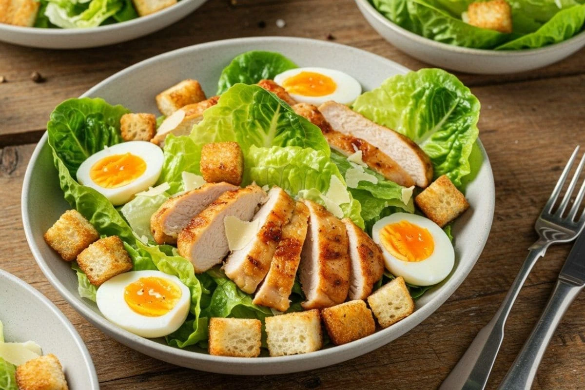Vraie recette salade césar poulet