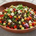 Salade Lentilles Pois Chiches Feta
