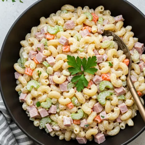 Salade Macaroni Jambon de Dinde