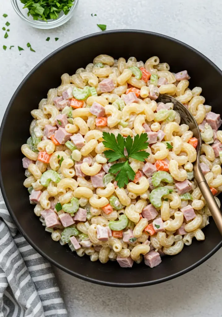 Salade Macaroni Jambon de Dinde