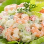 Salade de Goberge et Crevette