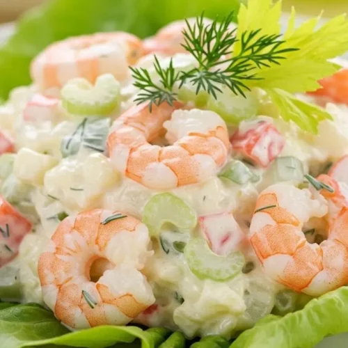 Salade de Goberge et Crevette