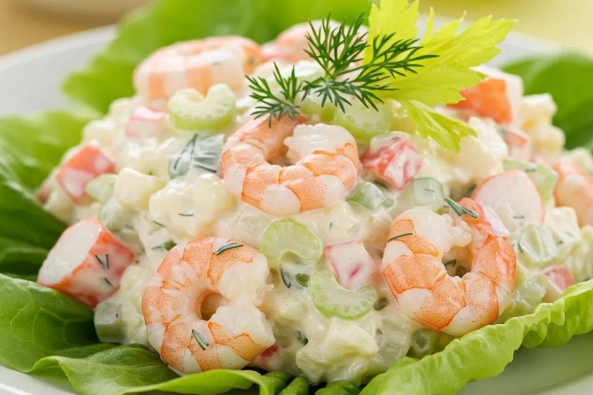Salade de Goberge et Crevette