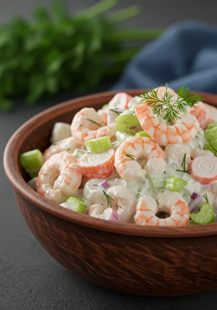 salade de goberge et crevette recipe