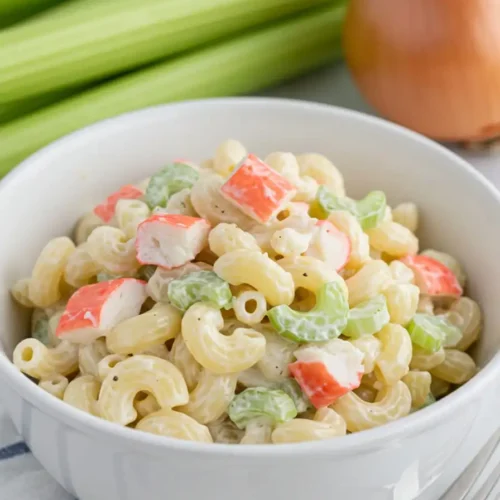 salade de pâtes goberge pasta