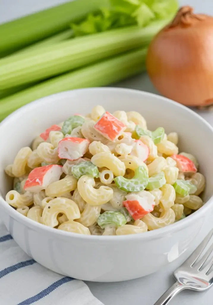 salade de pâtes goberge pasta