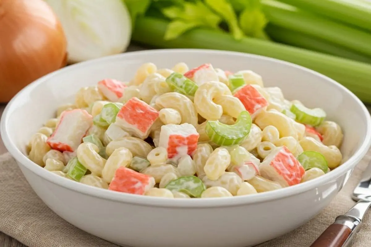 salade de pâtes goberge