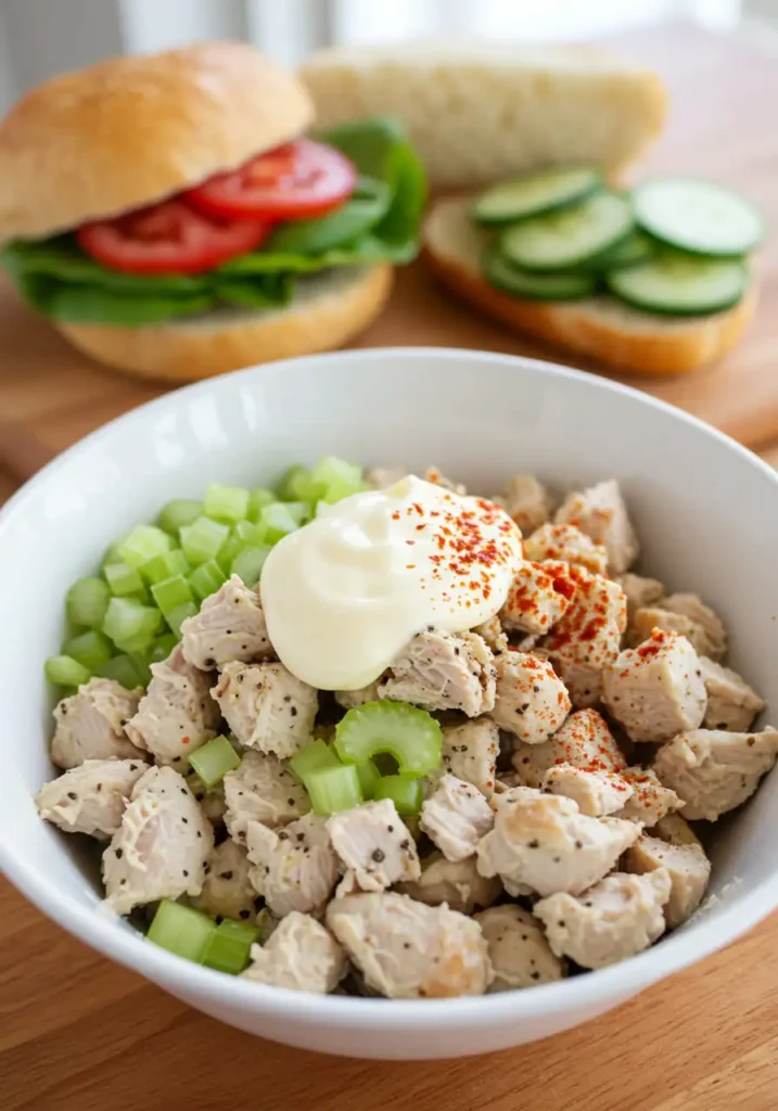 salade de poulet maison