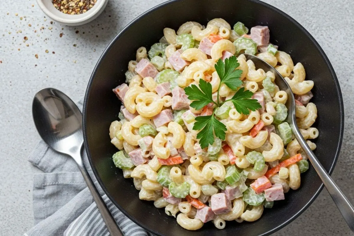 salade macaroni jambon