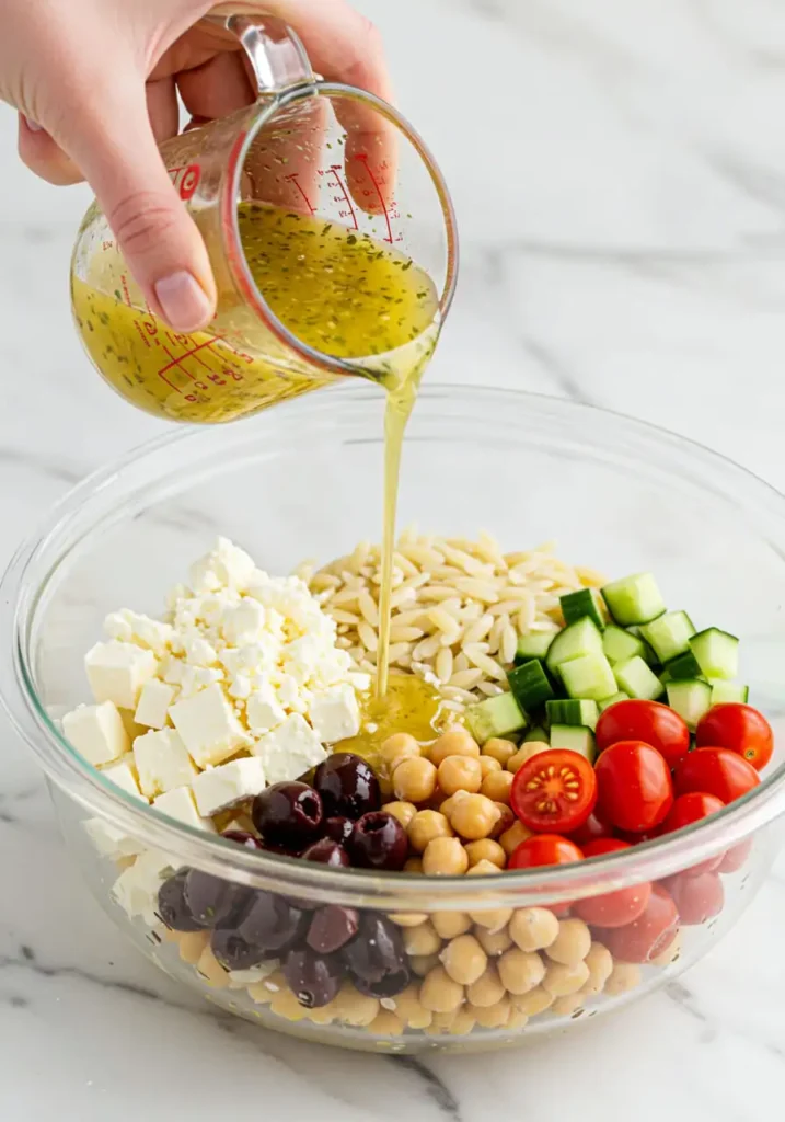 salade orzo feta italian