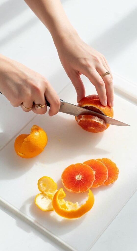 Salade d'oranges Marocaine