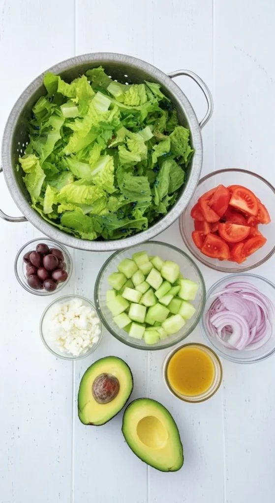 salade romaine recette ingredients